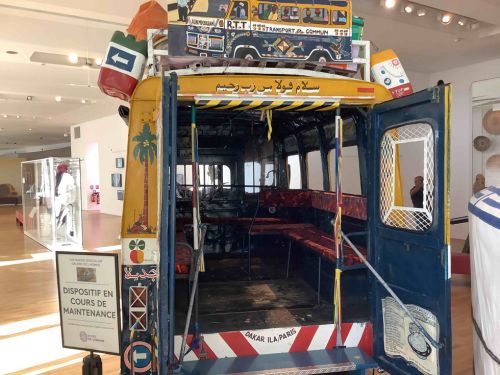 Sellerie d'un 'Car rapide' sénégalais au Musée de l'Homme, Paris car 3